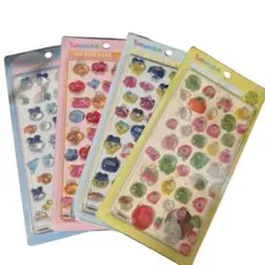 に*ー様 たまごっち ボンボンドロップ風シール　3Dステッカーシール　4種類セッ