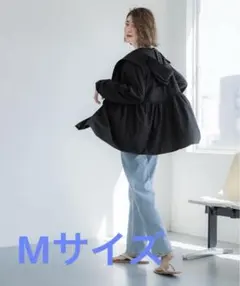 coca UVカットティアードパーカー M ギャザーパーカー