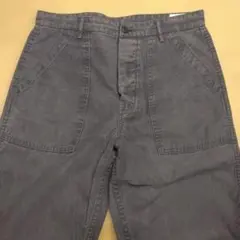 DANTON ベイカーパンツ サイズ40 日本製 綿100% 青系のサムネイル