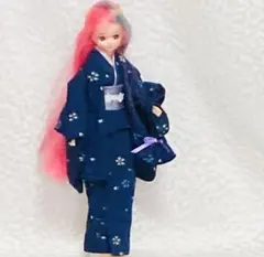 リカちゃん服　大人リカちゃんお着物セット　（アンサンブル）のサムネイル