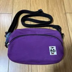 チャムス　ショルダーバッグ　紫　CHUMS