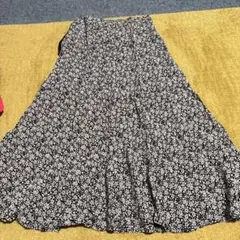 ZARA フラワープリント フレアスカート S