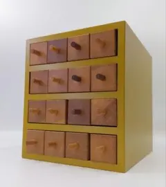 希少 旭川家具 匠工芸 イライラBOX 木製 小物入れ 高さ18.5 幅16