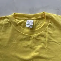 無地　黄色　Tシャツ　コットン100% 150cm