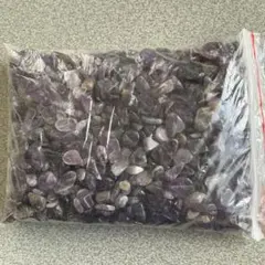 天然石さざれ石　アメジスト　①中粒　約500g