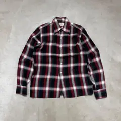 70s Arrow Ombre check rayon shirtのサムネイル