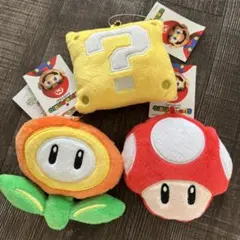 スーパーマリオ　3点セット　コインケース　キノコ　ハテナ　ポーチ