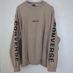 CONVERSE コンバースベージュ 長袖カットソー【LL】着回し便利