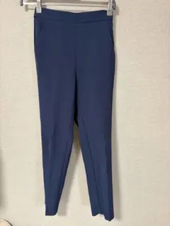 ネイビー スラックス サイドポケット付き