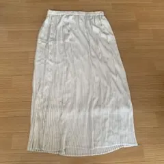 グレー プリーツロングスカートのサムネイル