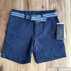 【新品未使用】Polo Ralph Lauren ハーフパンツ　ネイビー