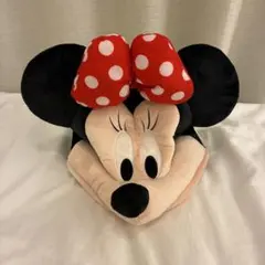 ミニーマウス ファンキャップ　ミニーちゃん　ぬいぐるみ帽子