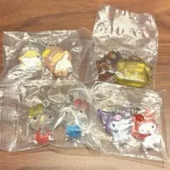 【匿名配送】サンリオキャラクターズなかよしドロップチャーム コンプリートセット