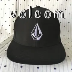 Volcom ストーンロゴ 刺繍 キャップ ブラックのサムネイル