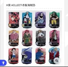 ワンピース一番くじ　H賞　ACLLECT 全12種コンプリート