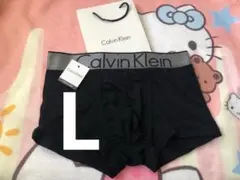 男性用　黒Lサイズ　Calvin Klein ボクサーパンツ　ボクサーブリーフ