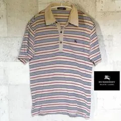 BURBERRY BLACK LABLE 　ボーダーポロシャツ　三陽商会