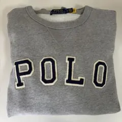 Polo Ralph Lauren ラルフローレン　スウェット　ロゴ グレー