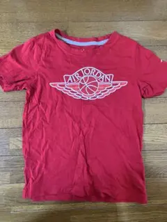 エアジョーダン 赤 Tシャツ サイズ7
