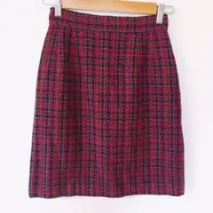 ツイード織の可愛いスカート　古着