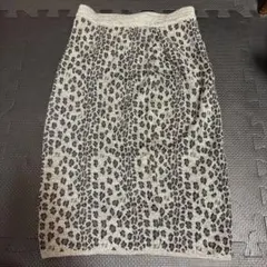 FENDI maglia レオパード柄 タイトスカート イタリア製 90sのサムネイル