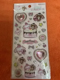 【新品・未開封】サンリオ シュガーバニーズ キラキラジュエルシール