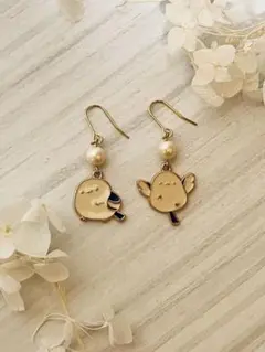 シマエナガとパールピアス