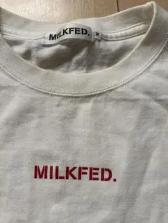 MILKFED. 長袖 白 ロゴTのサムネイル