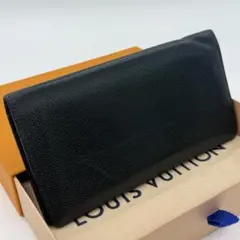 ルイヴィトン タイガ ポルトフォイユ ブラザ 長財布 ノワール 黒