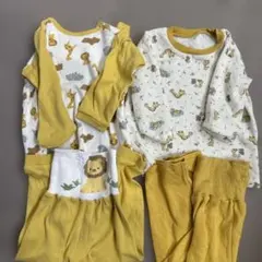 男の子90㎝　秋冬　中古　記名あり　まとめて