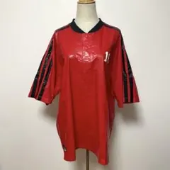 訳あり adidas アディダス 半袖シャツ Lサイズ レッド 2XO