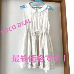 COCO DEAL ミニワンピース　花柄　刺繍のサムネイル