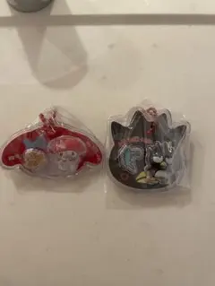 サンリオキャラクターズ　パッケージチャーム　チョコボーロ　バツマル　マイメロ