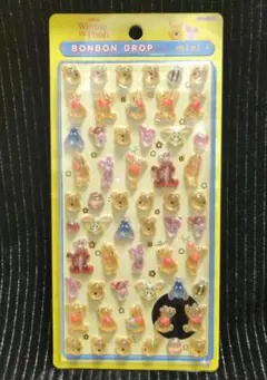 【正規品】くまのプーさん☆ボンボンドロップシールミニ☆ディズニー☆サンスター