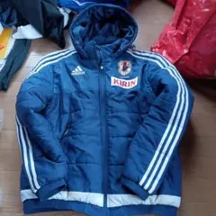 adidas サッカー日本代表 フーデッドジャケット ネイビー sサイズ