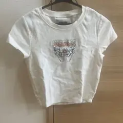 Wrangler クロップド丈 Tシャツ ホワイトのサムネイル