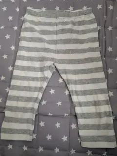 UNIQLOストライプ柄キッズパンツ七分