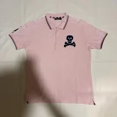 BEAMS スカル ポロシャツ XL ピンク y2k archive 短丈 平成のサムネイル