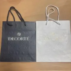 DECORTÉ ショップ袋 黒白セット