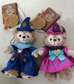 ダッフィー、シェリーメイ　ぬいぐるみバッジ　アンコールセレクション