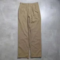 Vintage LANDS' ENDウールスラックス2タック 裾ダブルベージュMのサムネイル