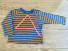 MARKEY'S HOGAN 長袖カットソー 青と茶色 ストライプ