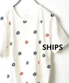 SHIPS GENERAL SUPPLY デイジーパターンプリント　Tシャツ Sのサムネイル