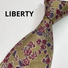 LIBERTY リバティ　ネクタイ　シルク　花柄
