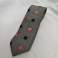 極美品□コムデギャルソンオムドゥ ネクタイ レジメンタル レッド