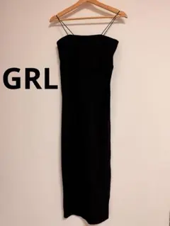 美品 GRL グレイル キャミワンピース サイズ S 黒 韓国 夏 春