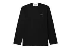 【希少品】PLAY COMME des GARCONS 長袖カットソー　ブラック