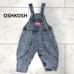OSHKOSH ケミカルデニム オーバーオール ビンテージ USA ピンクタグ