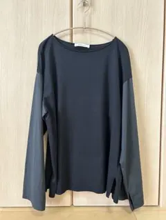 デミルクスビームス　長袖　カットソー　異素材　Demi-LuxeBEAMS