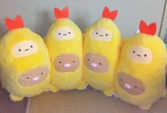 すみっコぐらし ロフト限定 たこウィンナー えびふらいのしっぽ。2体